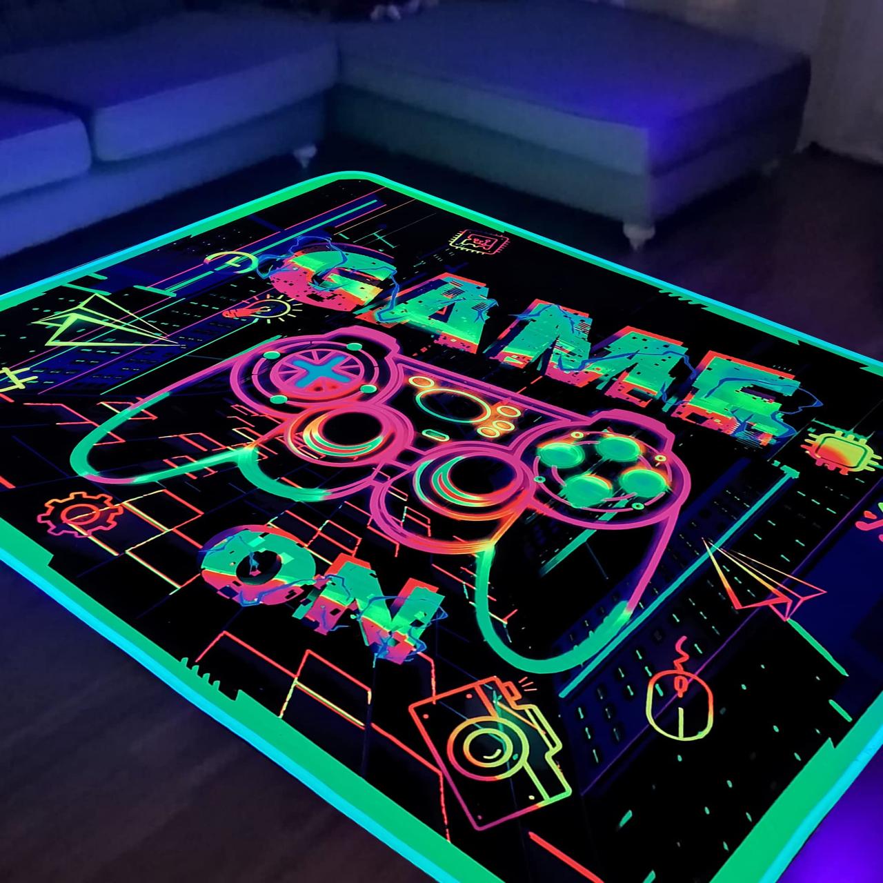 Tapis fluo zone gaming
